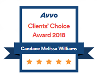 Avvo | Clients' Choice Award 2018 | Candace Melissa Williams | 5 Star