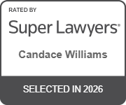 Rated by Super Lawyers | Candace Williams | Selected in 2026