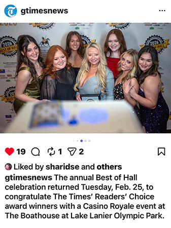 gtimesnews | The annual Best of Hall Celebration | Candace M. Williams